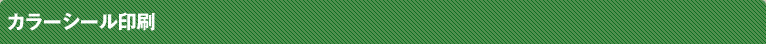 カラーシール印刷